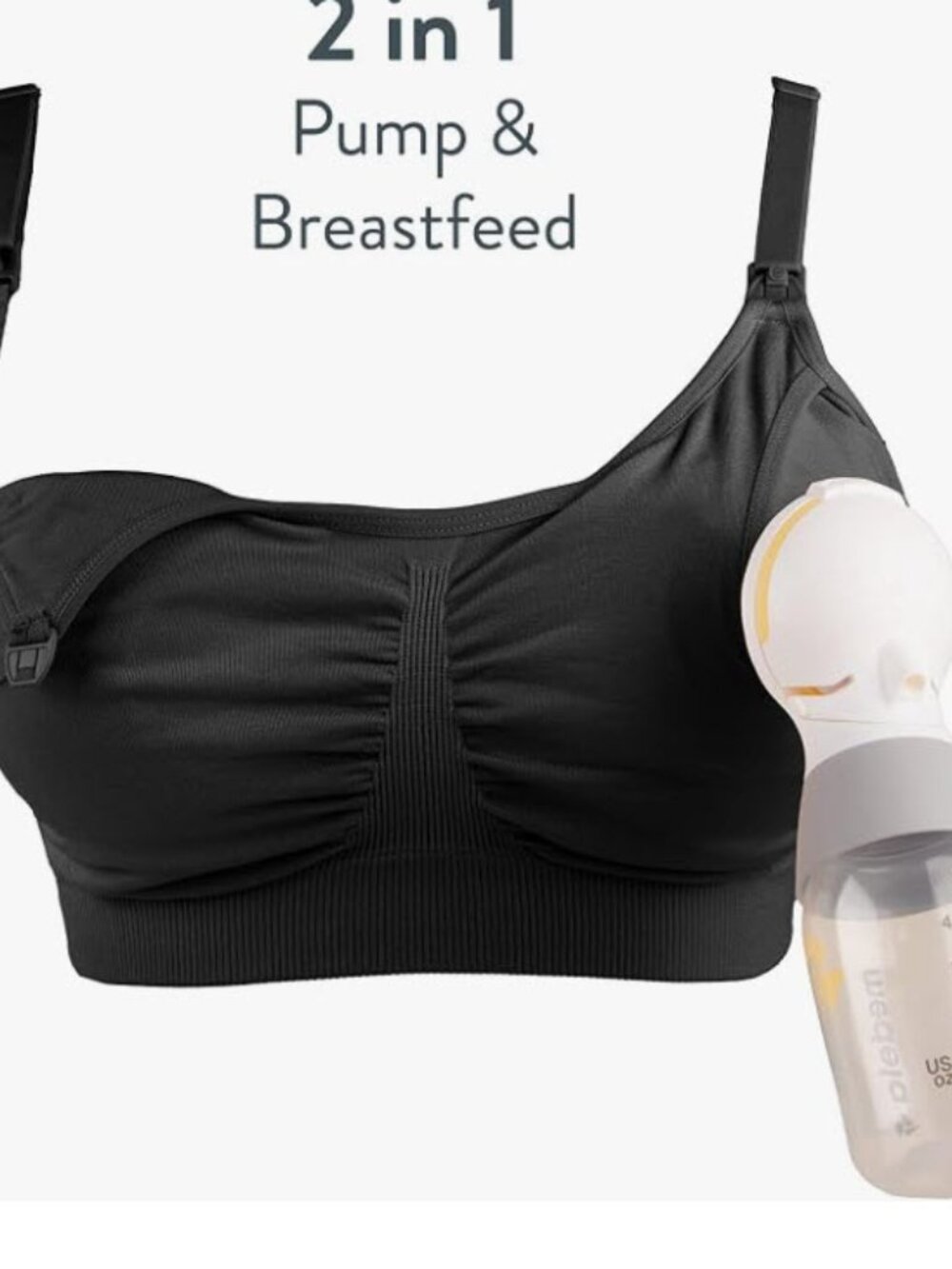 Bravado Designs Basic Hands Free Pumping & Nursing Bra | Size M